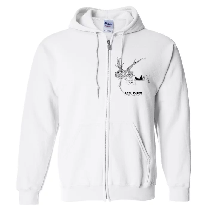 Reel Ones Fishing In Good Company Full Zip Hoodie