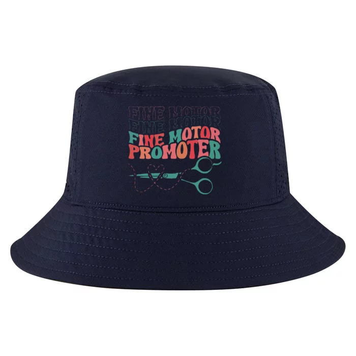 Retro Ot Fine Motor Promoter Occupational Therapy Therapist Cool Comfort Performance Bucket Hat