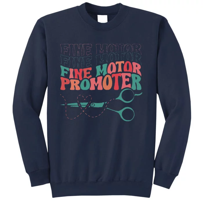 Retro Ot Fine Motor Promoter Occupational Therapy Therapist Sweatshirt