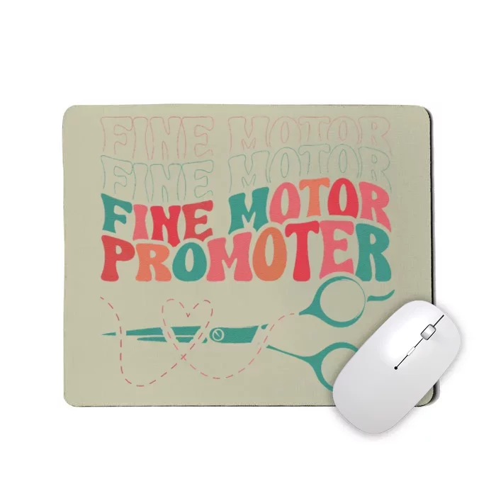 Retro Ot Fine Motor Promoter Occupational Therapy Therapist Mousepad