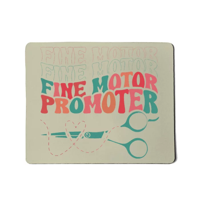 Retro Ot Fine Motor Promoter Occupational Therapy Therapist Mousepad