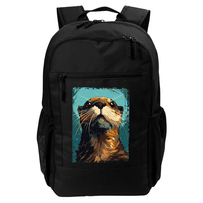 River Otter For & Girls Cute Otter Animal Funny Daily Commute Backpack