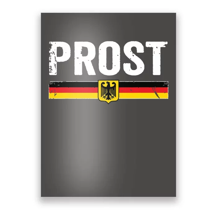 Retro Oktoberfest German Flag Prost Poster