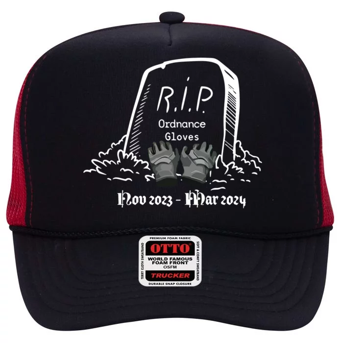 R.I.P. Ordinance Gloves Nade High Crown Mesh Trucker Hat