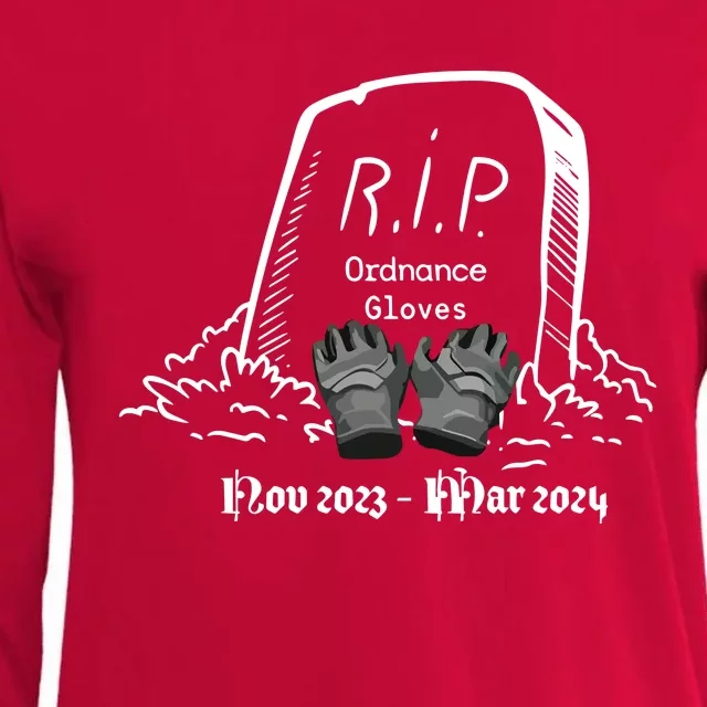 R.I.P. Ordinance Gloves Nade Womens Cotton Relaxed Long Sleeve T-Shirt