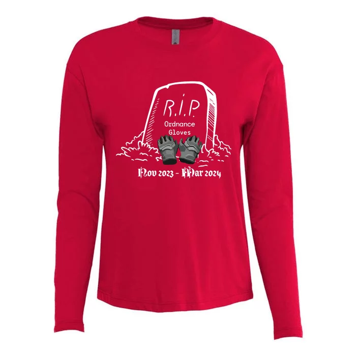 R.I.P. Ordinance Gloves Nade Womens Cotton Relaxed Long Sleeve T-Shirt