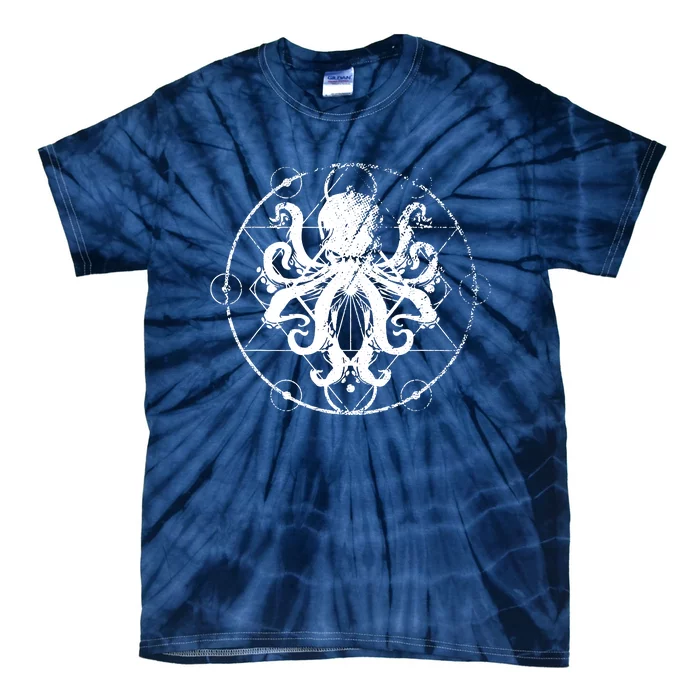 Retro Octopus Gift Tie-Dye T-Shirt