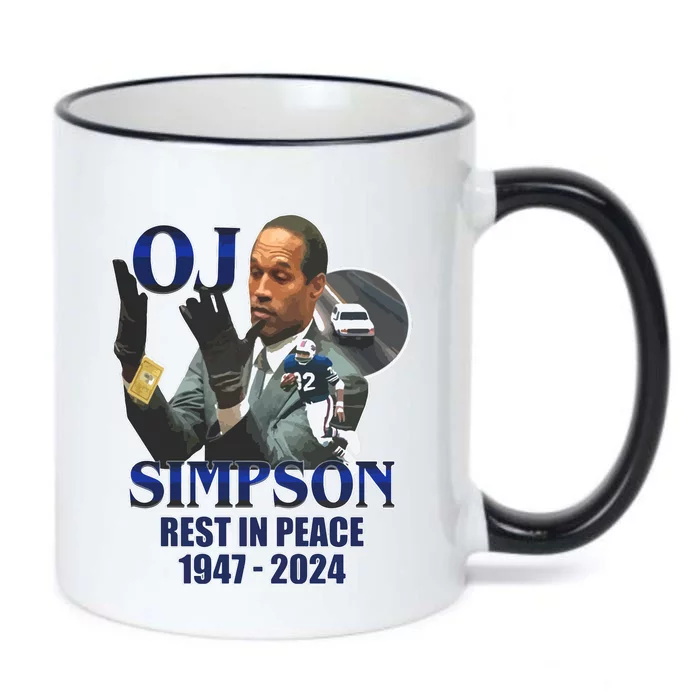 Rip Oj Going Away Black Color Changing Mug