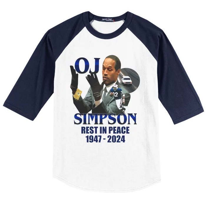 Rip Oj Going Away Baseball Sleeve Shirt