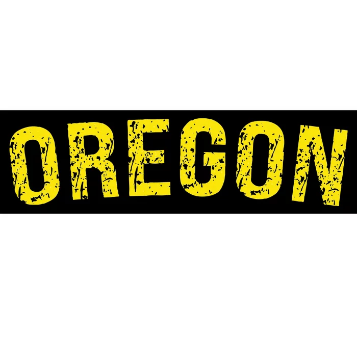 Retro Oregon Green Nostalgic Vintage Design Bumper Sticker