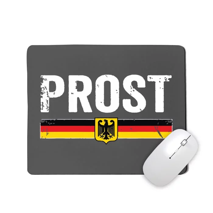 Retro Oktoberfest German Flag Prost Mousepad