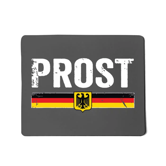 Retro Oktoberfest German Flag Prost Mousepad