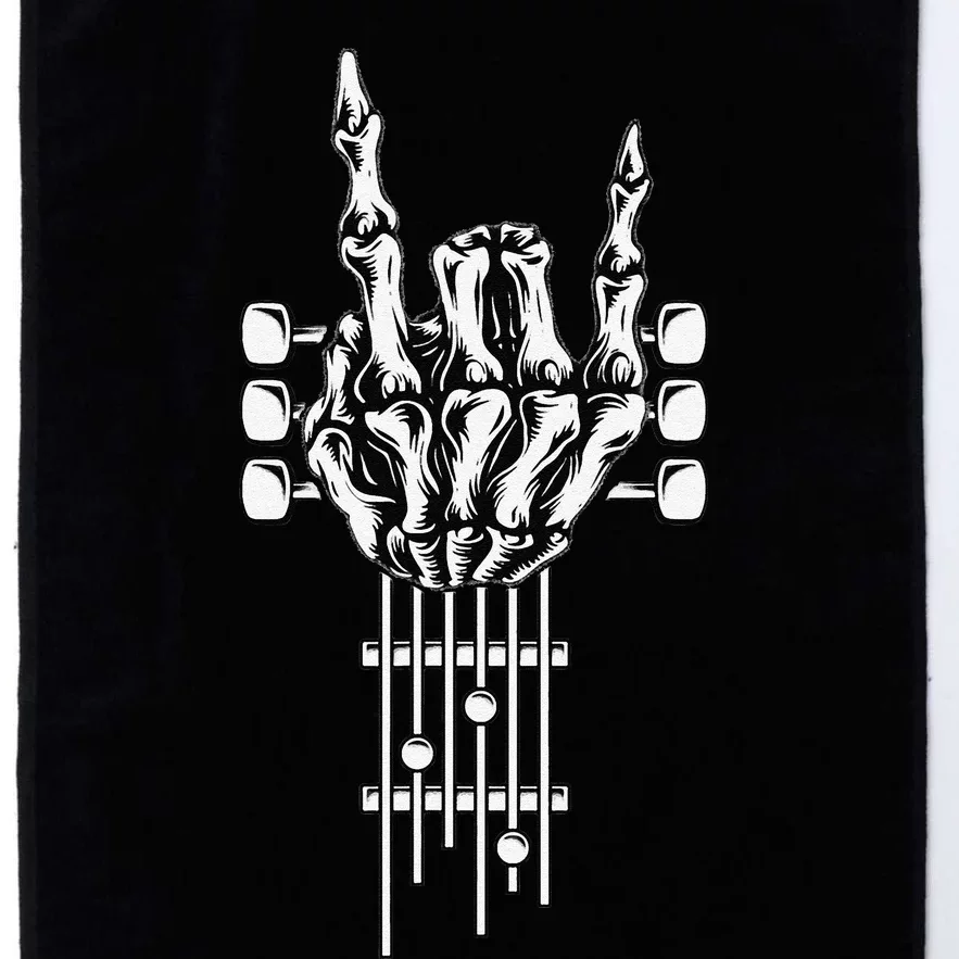 Rock On Guitar Neck Concert Band Tees Platinum Collection Golf Towel