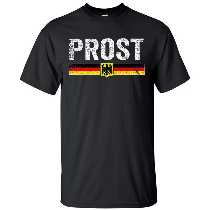 Retro Oktoberfest German Flag Prost Tall T-Shirt