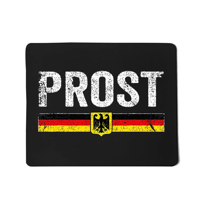 Retro Oktoberfest German Flag Prost Mousepad