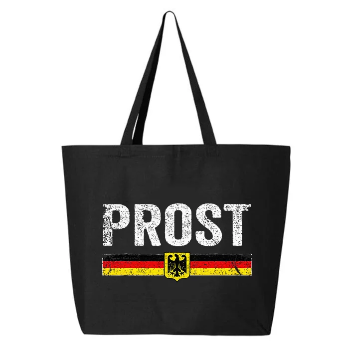 Retro Oktoberfest German Flag Prost 25L Jumbo Tote