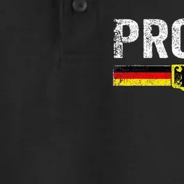 Retro Oktoberfest German Flag Prost Dry Zone Grid Performance Polo