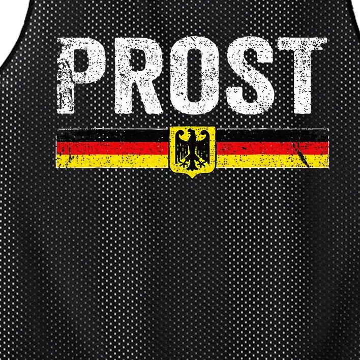 Retro Oktoberfest German Flag Prost Mesh Reversible Basketball Jersey Tank