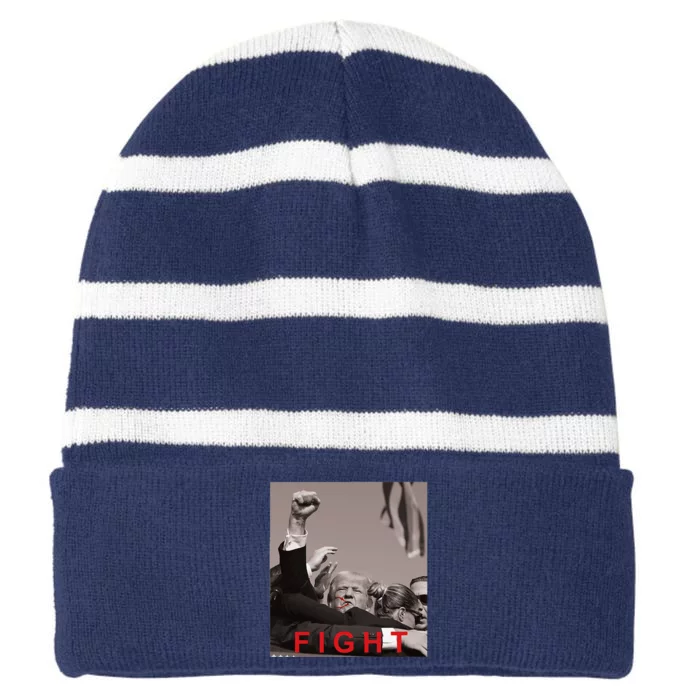 Revolution Orange Great In History Striped Beanie with Solid Band