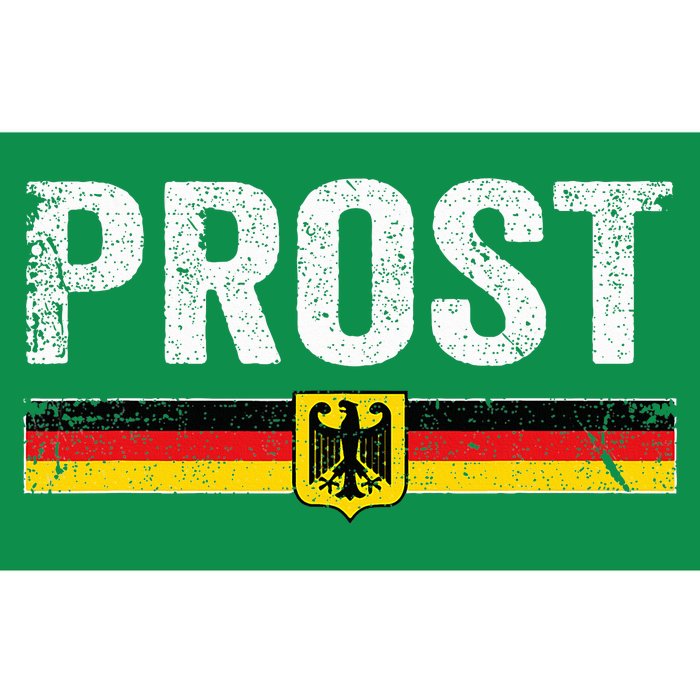 Retro Oktoberfest German Flag Prost Bumper Sticker