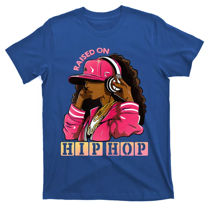 RAISED ON HIP HOP Fashion 50th Rap Anniversary T-Shirt