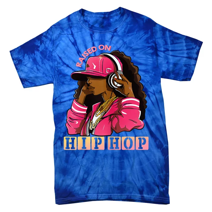 RAISED ON HIP HOP Fashion 50th Rap Anniversary Tie-Dye T-Shirt