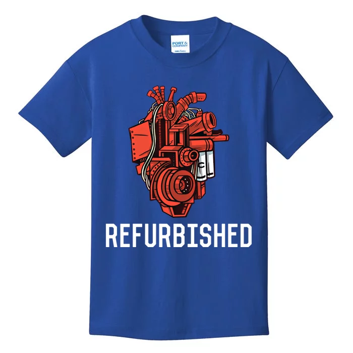 Refurbished Open Heart Surgery Recovery Open Heart Surgery Gift Kids T-Shirt