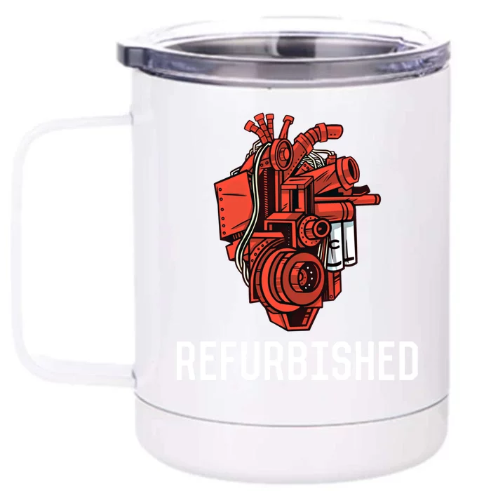 Refurbished Open Heart Surgery Recovery Open Heart Surgery Gift Front & Back 12oz Stainless Steel Tumbler Cup