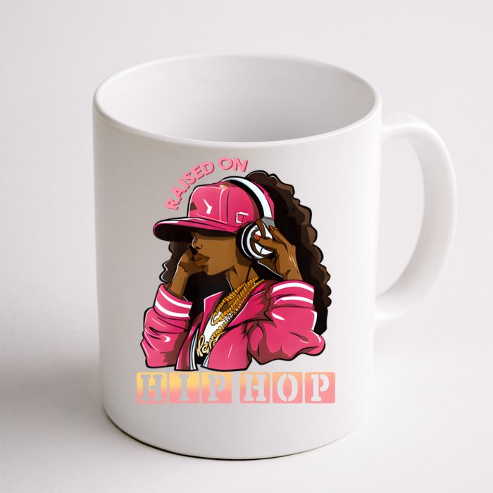 RAISED ON HIP HOP Fashion 50th Rap Anniversary Front & Back Coffee Mug