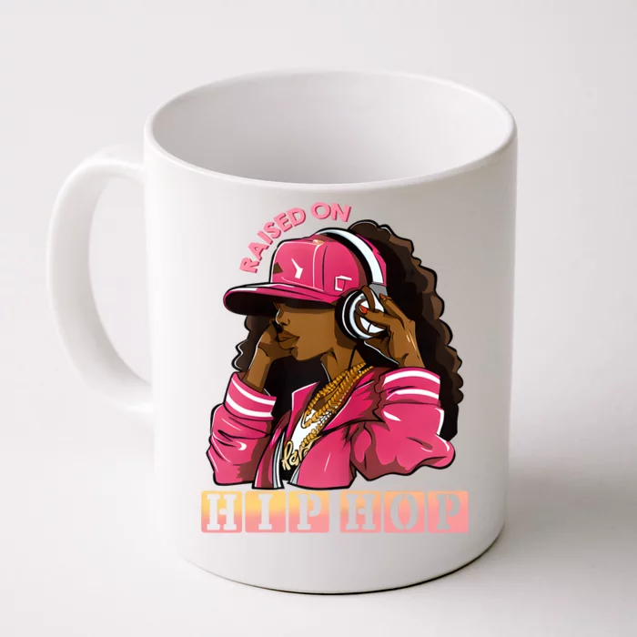 RAISED ON HIP HOP Fashion 50th Rap Anniversary Front & Back Coffee Mug