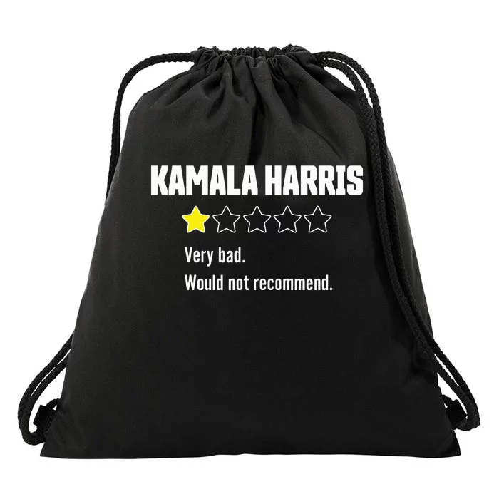 Review Of Kamala Very Bad 1 Star Drawstring Bag