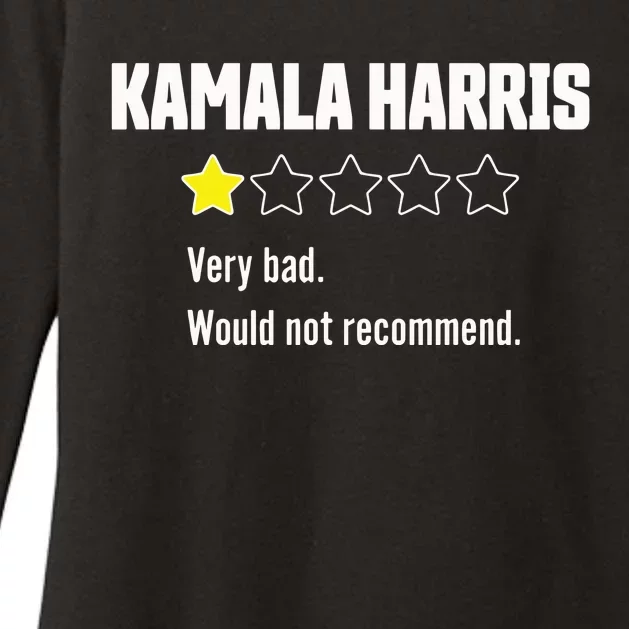 Review Of Kamala Very Bad 1 Star Womens CVC Long Sleeve Shirt