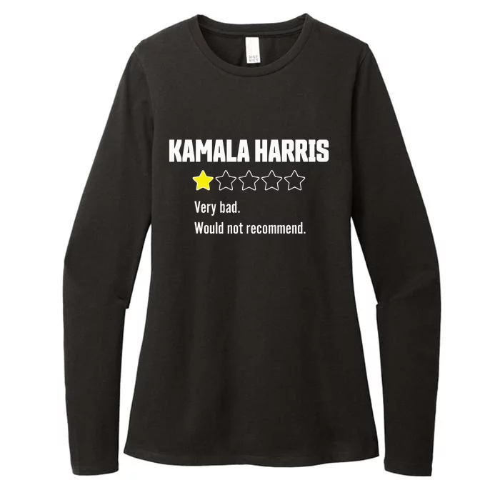 Review Of Kamala Very Bad 1 Star Womens CVC Long Sleeve Shirt