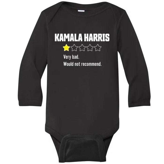 Review Of Kamala Very Bad 1 Star Baby Long Sleeve Bodysuit