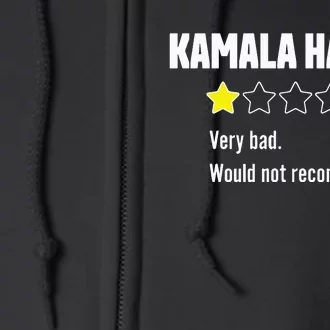 Review Of Kamala Very Bad 1 Star Full Zip Hoodie