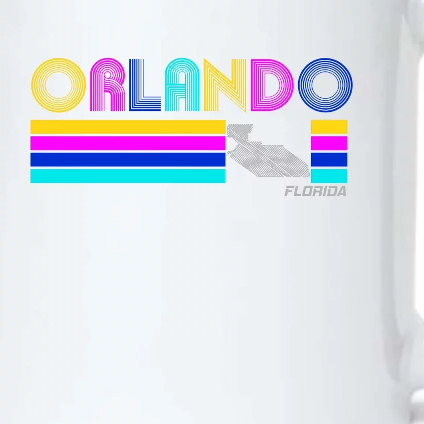 Retro Orlando Logo Black Color Changing Mug