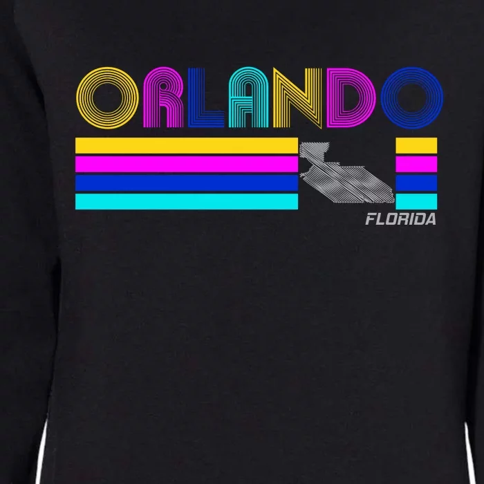 Retro Orlando Logo Womens California Wash Sweatshirt