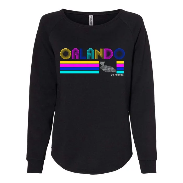 Retro Orlando Logo Womens California Wash Sweatshirt