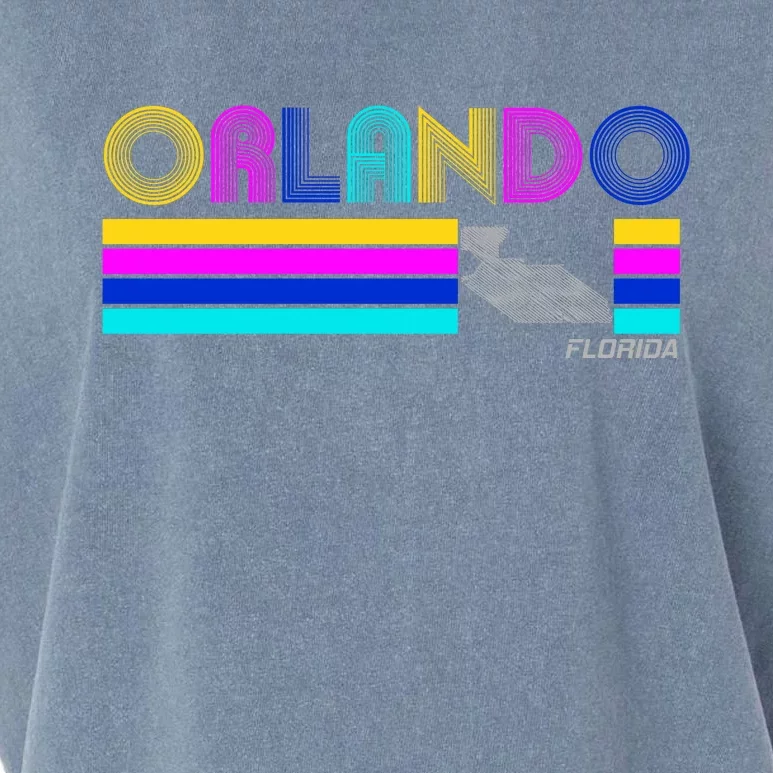 Retro Orlando Logo Garment-Dyed Women's Muscle Tee