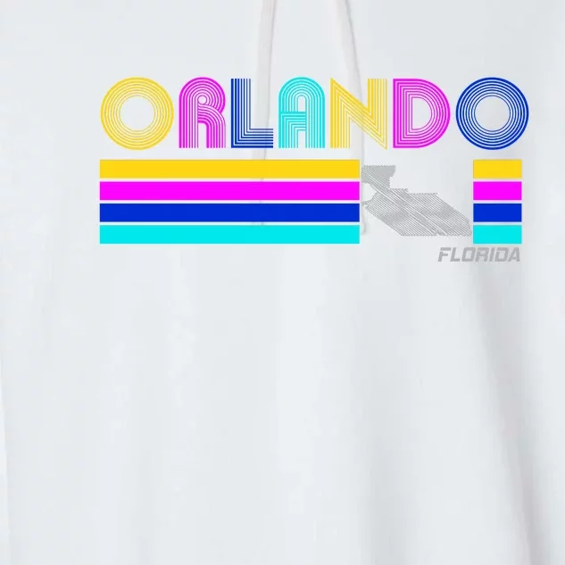 Retro Orlando Logo Garment-Dyed Fleece Hoodie