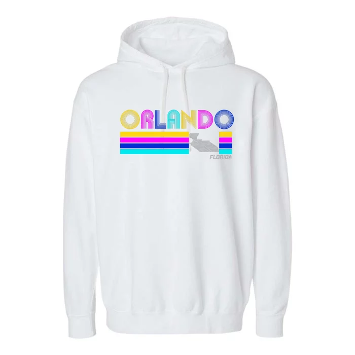 Retro Orlando Logo Garment-Dyed Fleece Hoodie