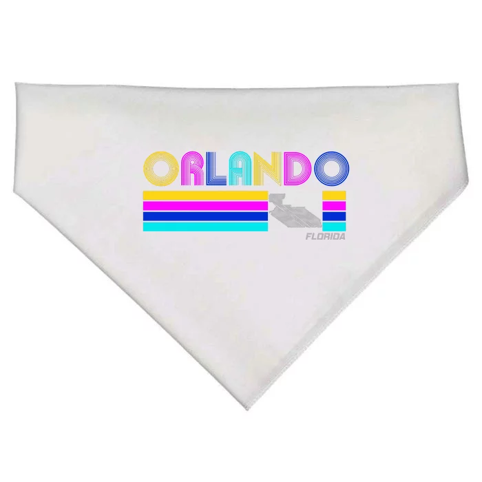 Retro Orlando Logo USA-Made Doggie Bandana