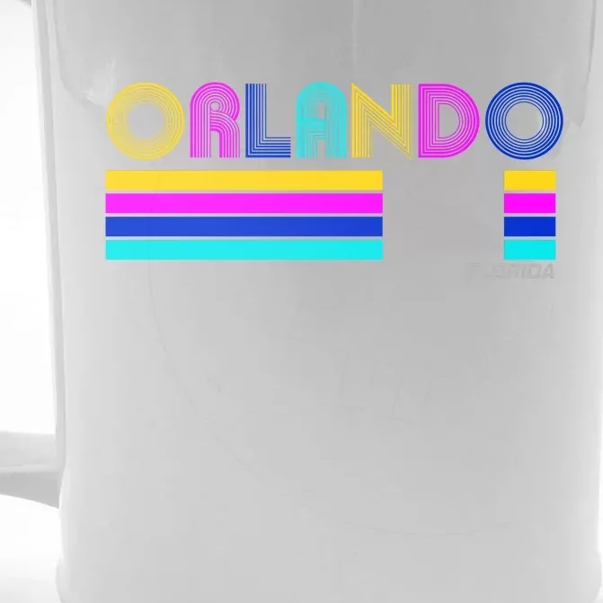 Retro Orlando Logo Front & Back Beer Stein