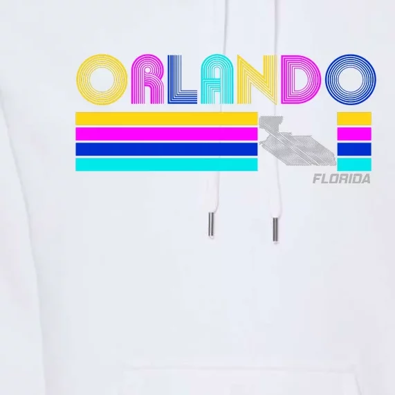 Retro Orlando Logo Premium Hoodie