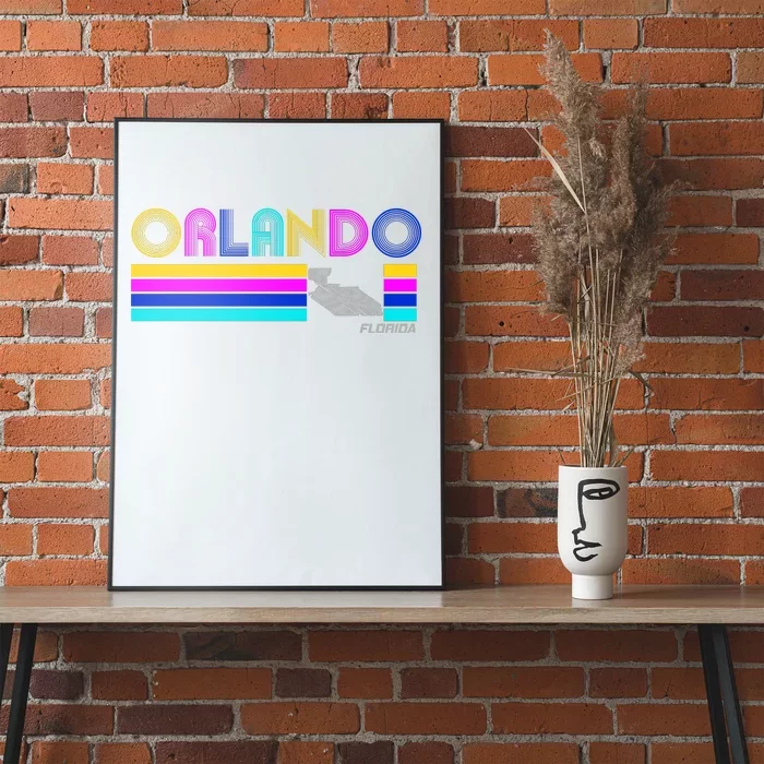 Retro Orlando Logo Poster