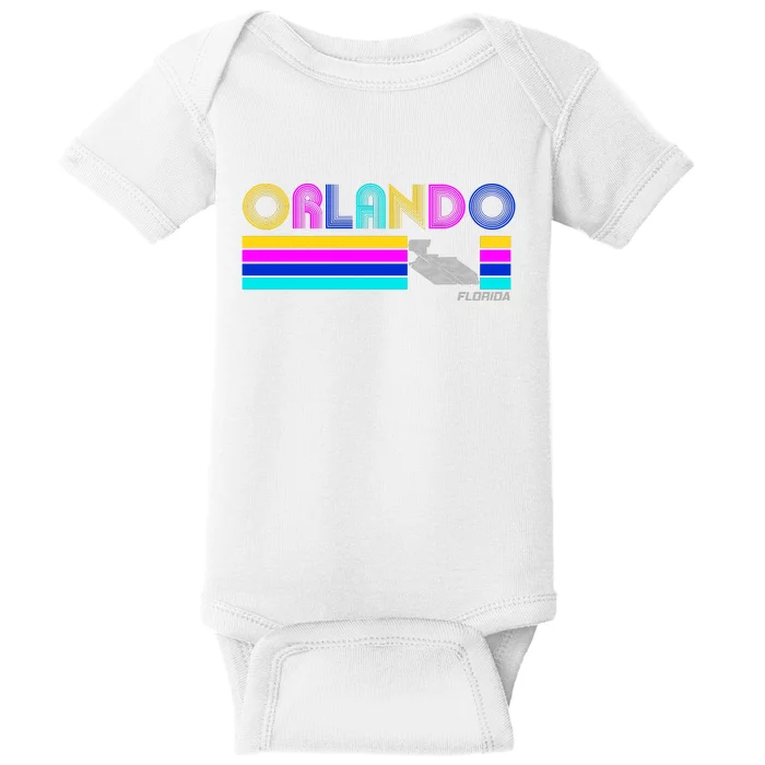 Retro Orlando Logo Baby Bodysuit