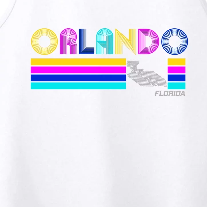 Retro Orlando Logo Performance Tank