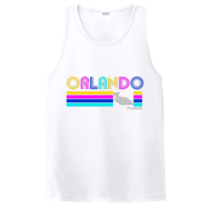 Retro Orlando Logo Performance Tank