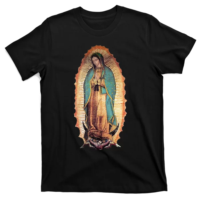 Real Our Lady Of Guadalupe Virgin Mary Catholic T-Shirt