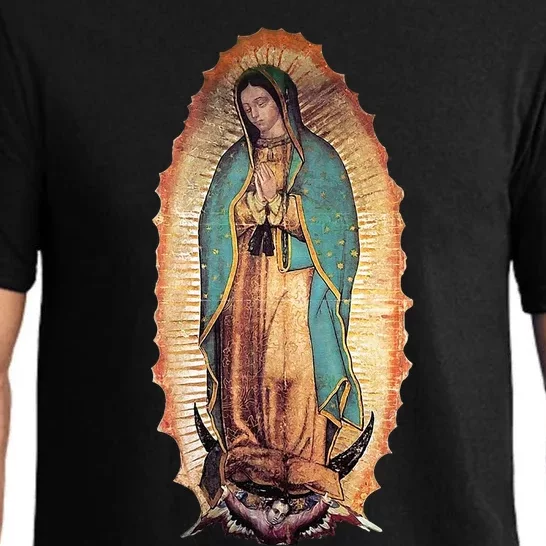 Real Our Lady Of Guadalupe Virgin Mary Catholic Pajama Set